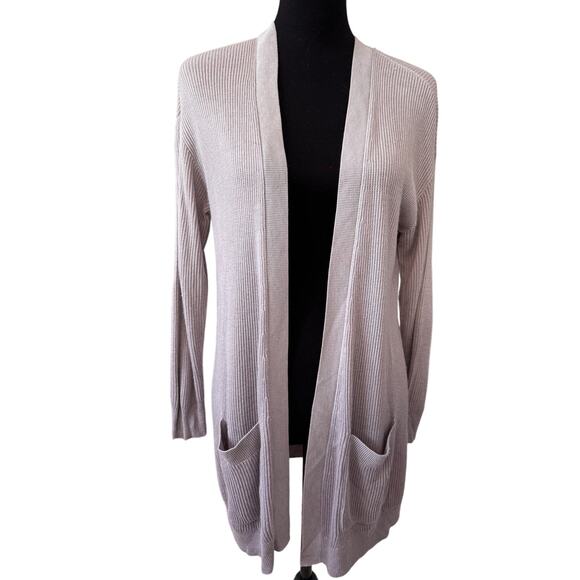 SPLENDID Viscose ANTHROPOLOGIE Purple Luna Dip Dye Cardigan Sweater Size M - Picture 5 of 10